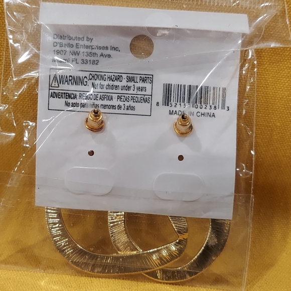 D'Bello Blue Dangle Earrings - Picture 5 of 6